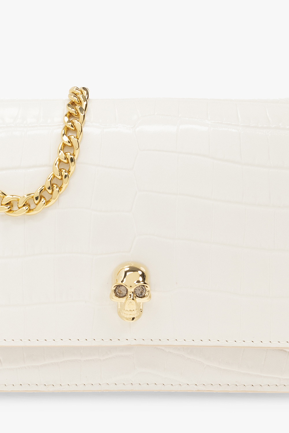 ショルダーバッグ・ポシェット alexander mcqueen FW25 BORSA MINI SKULL (613088 1HB0I1001) Women's Small Skull Bag in Black | Alexander McQueen US